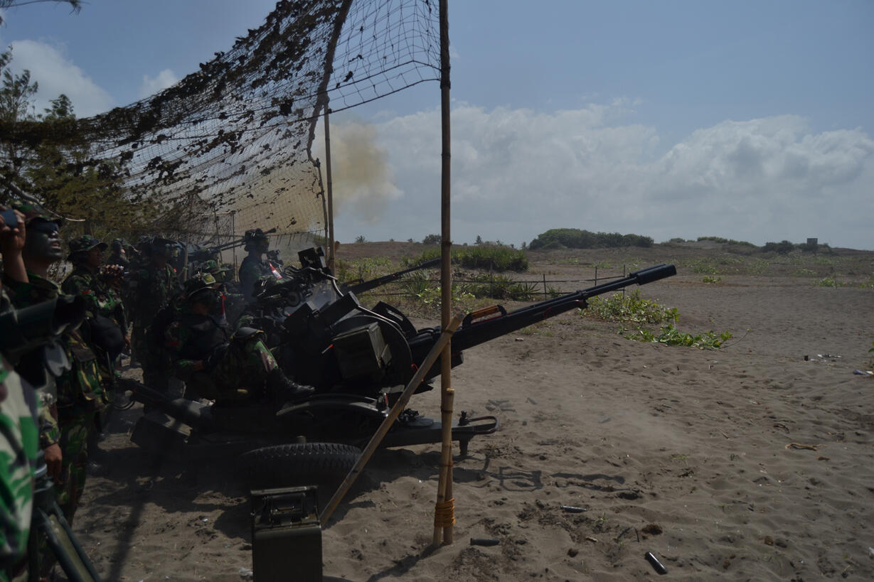 Batalyon Arhanudri 1/1 Kostrad Hancurkan 4 Pesawat di Kebumen