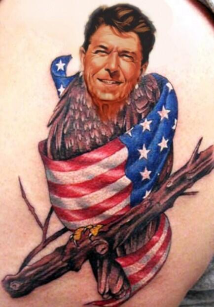 8 tattoo Wajah Presiden Amerika Serikat pada Tubuh Manusia
