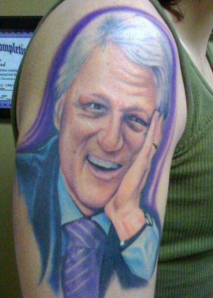 8 tattoo Wajah Presiden Amerika Serikat pada Tubuh Manusia