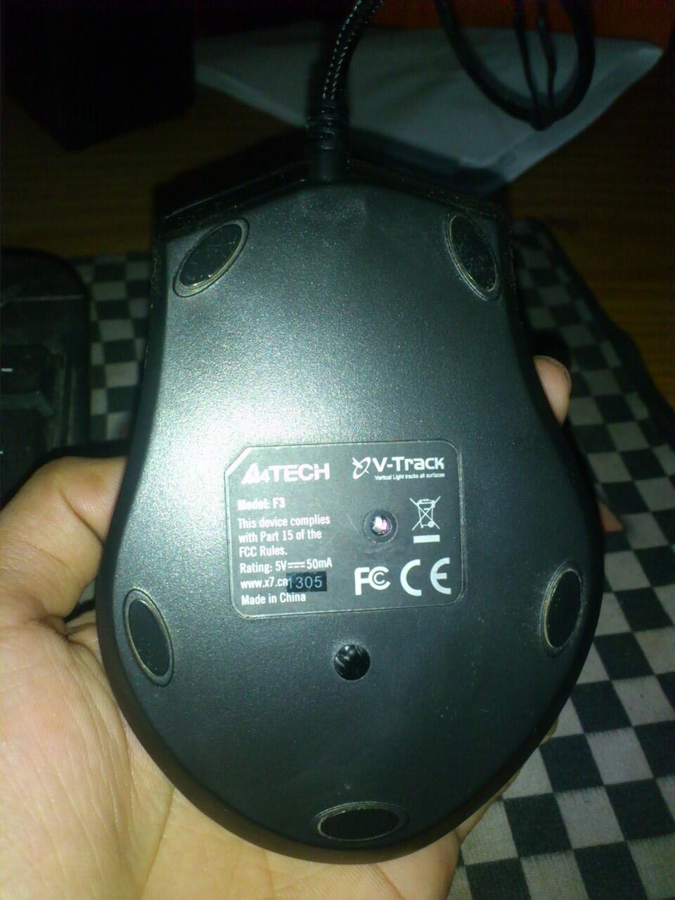 Mouse A4TECH F3 Second Like New Lengkap