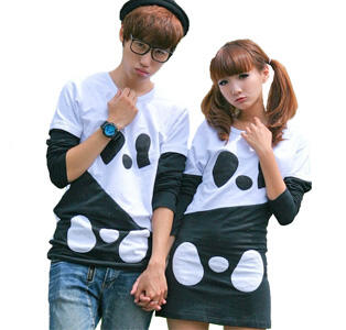 Baju couple Panda