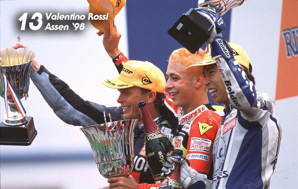 Memorabilia Deretan Kemenangan VALENTINO ROSSI #46 Selama Karirnya di MOTOGP