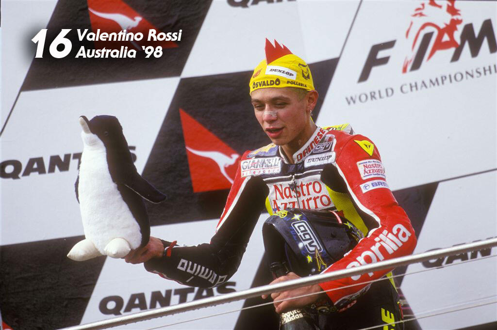 Memorabilia Deretan Kemenangan VALENTINO ROSSI #46 Selama Karirnya di MOTOGP