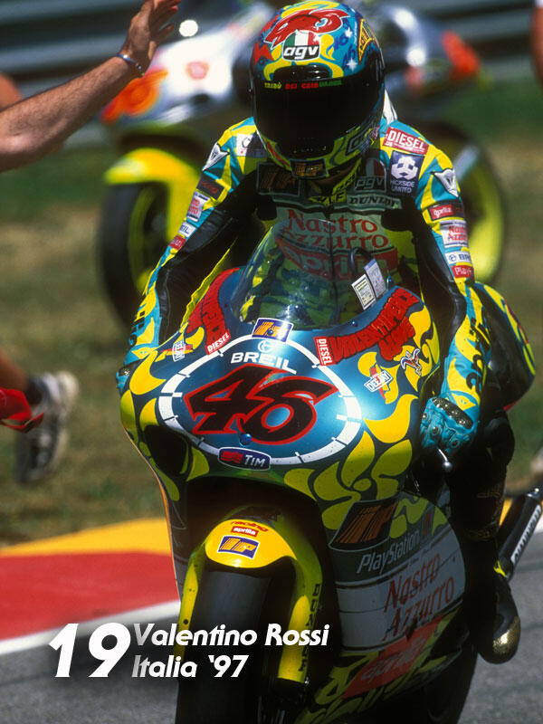 Memorabilia Deretan Kemenangan VALENTINO ROSSI #46 Selama Karirnya di MOTOGP