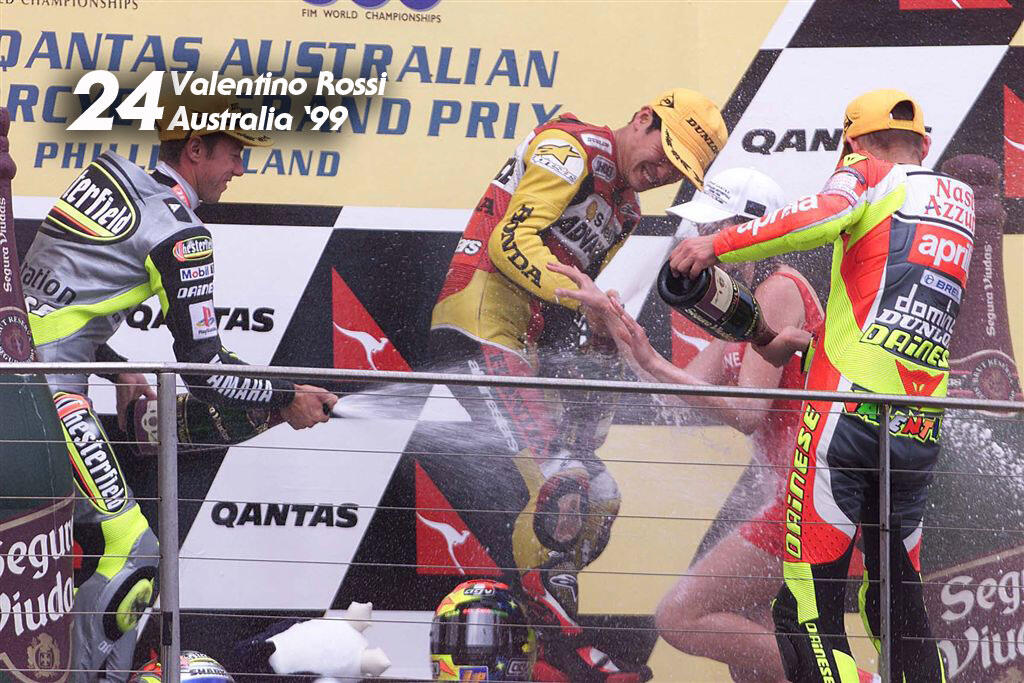 Memorabilia Deretan Kemenangan VALENTINO ROSSI #46 Selama Karirnya di MOTOGP