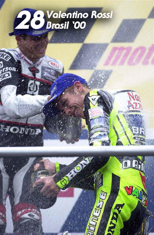 Memorabilia Deretan Kemenangan VALENTINO ROSSI #46 Selama Karirnya di MOTOGP