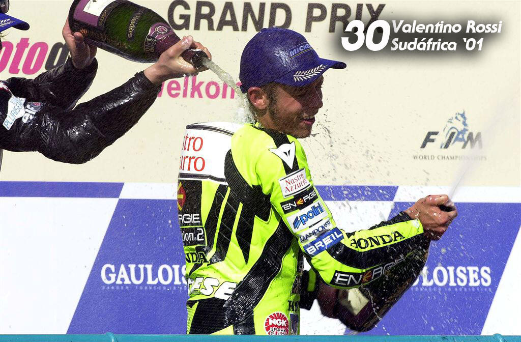 Memorabilia Deretan Kemenangan VALENTINO ROSSI #46 Selama Karirnya di MOTOGP