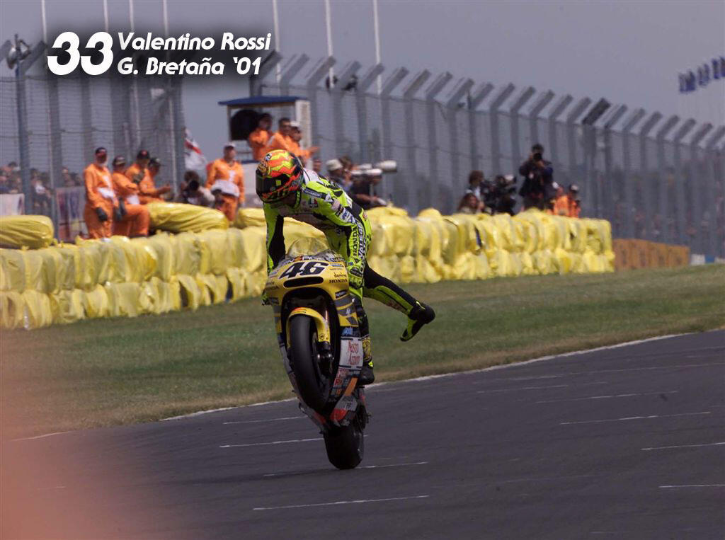 Memorabilia Deretan Kemenangan VALENTINO ROSSI #46 Selama Karirnya di MOTOGP
