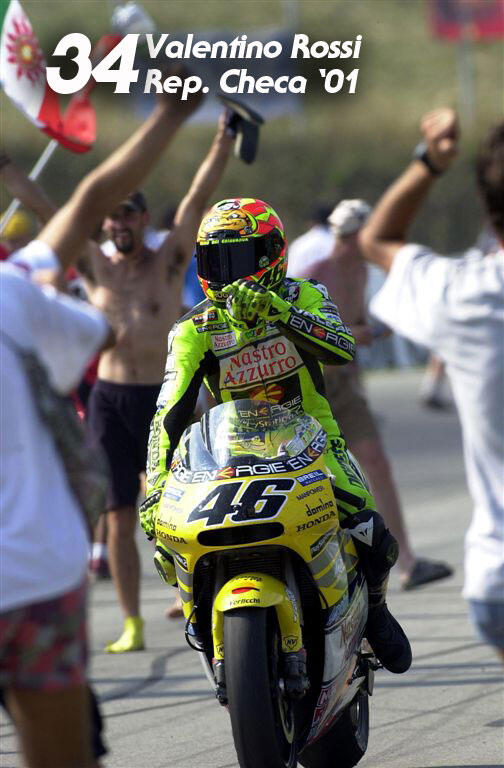 Memorabilia Deretan Kemenangan VALENTINO ROSSI #46 Selama Karirnya di MOTOGP