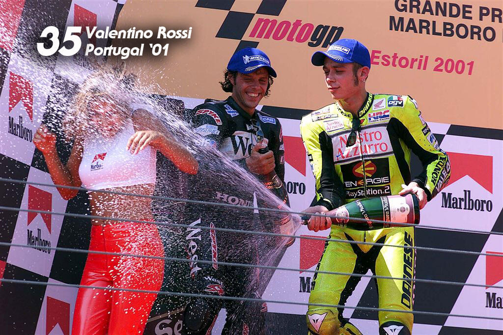 Memorabilia Deretan Kemenangan VALENTINO ROSSI #46 Selama Karirnya di MOTOGP
