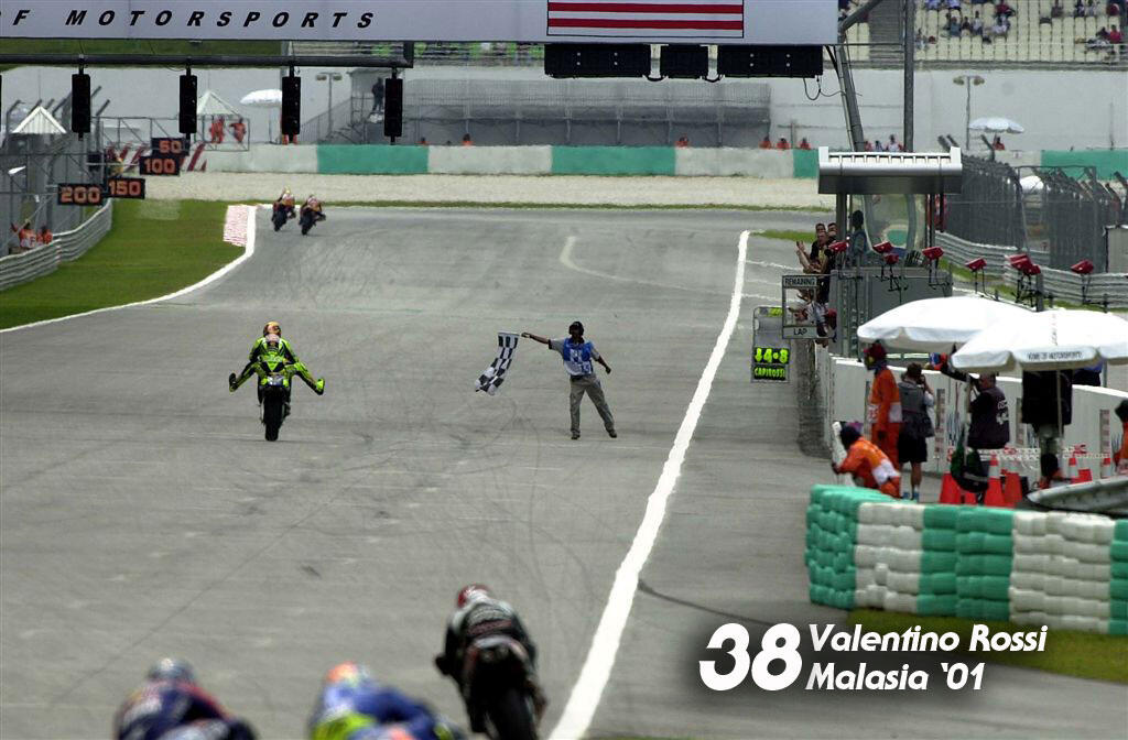 Memorabilia Deretan Kemenangan VALENTINO ROSSI #46 Selama Karirnya di MOTOGP