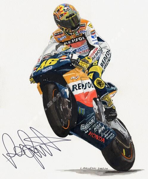 Memorabilia Deretan Kemenangan VALENTINO ROSSI #46 Selama Karirnya di MOTOGP