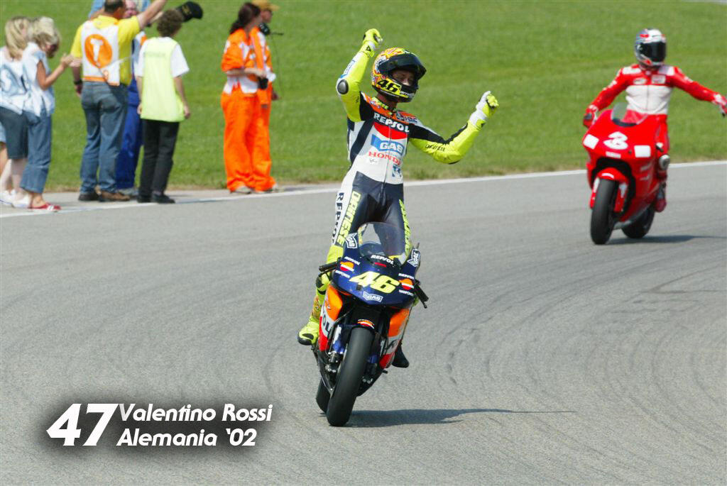 Memorabilia Deretan Kemenangan VALENTINO ROSSI #46 Selama Karirnya di MOTOGP