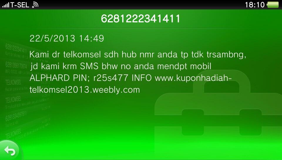 Share Pengalaman Kaskuser tentang Penipuan Lewat SMS Telephone dan Sejenisnya