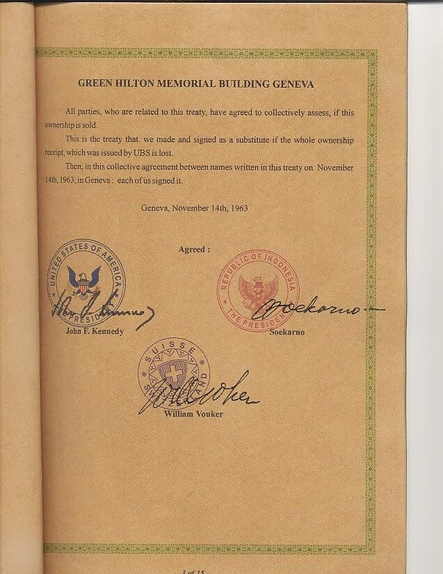 "The Green Hilton Memorial Agreement" di Geneva pada 14 November 1963