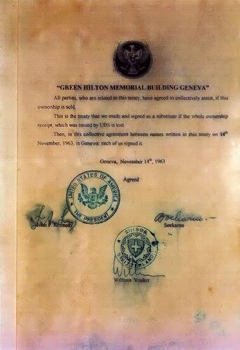 "The Green Hilton Memorial Agreement" di Geneva pada 14 November 1963