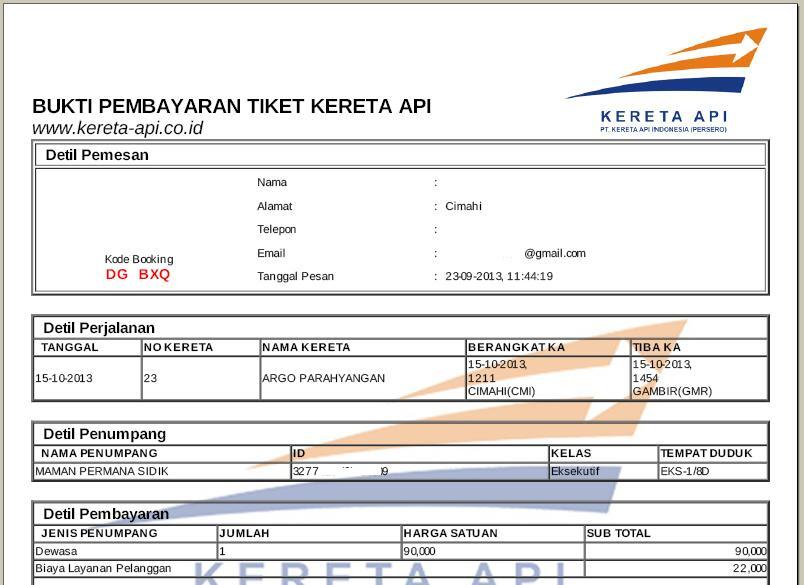 Slow Respon PT. KAI ( Pelayanan Tiketing Online) 