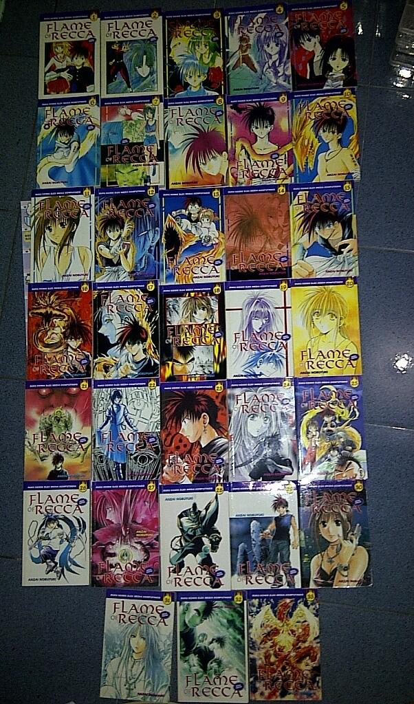 beli komik flame of recca, harlem beat, ama fantasista (yang edisi italia aja )