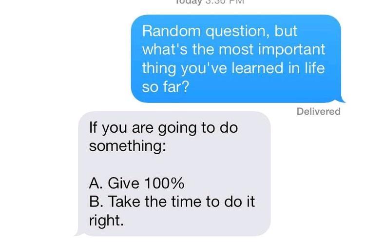 Important thing you learned. Important thing you learned