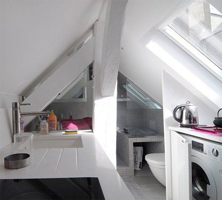 Tiny Appartement in Paris - Kamar Loteng di Salah Satu Bangunan Kota Paris