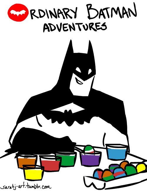 Hal yg dilakukan Batman Ketika Dia Tidak Memerangi Kejahatan &#91;gif animation&#93;