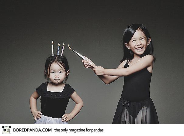 Foto kreatif sang ayah untuk putrinya
