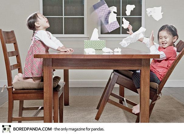 Foto kreatif sang ayah untuk putrinya