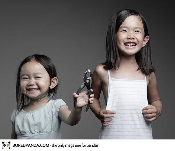 Foto kreatif sang ayah untuk putrinya