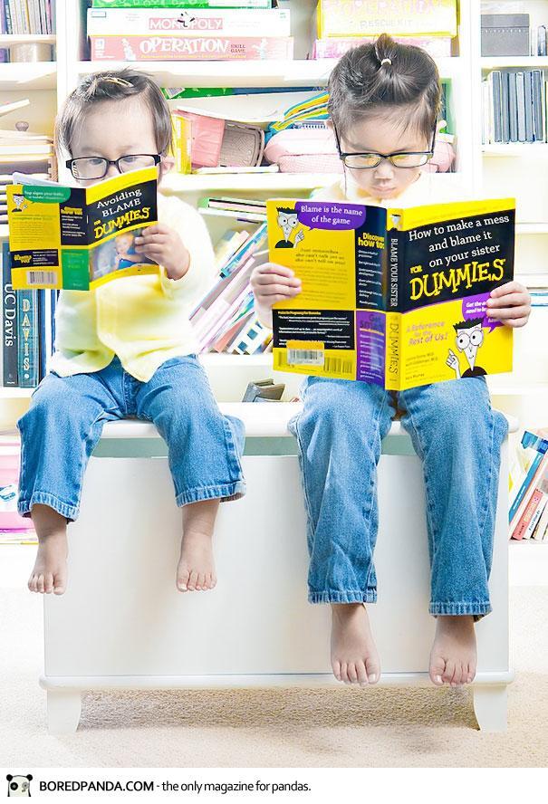 Foto kreatif sang ayah untuk putrinya