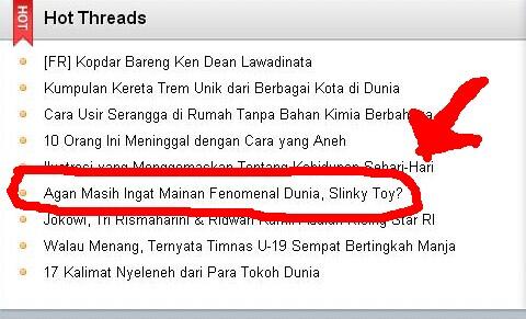 SLINKY TOY,MAINAN FENOMENAL DI DUNIA yang sangat SIMPLE