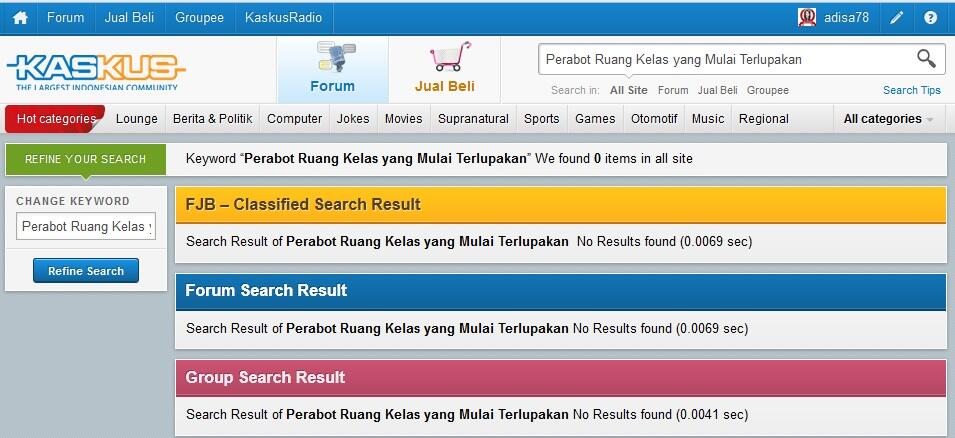 Perabot Ruang Kelas yang Mulai Terlupakan