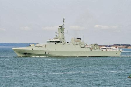 Oman Menerima Pertama Khareef Kelas Corvette