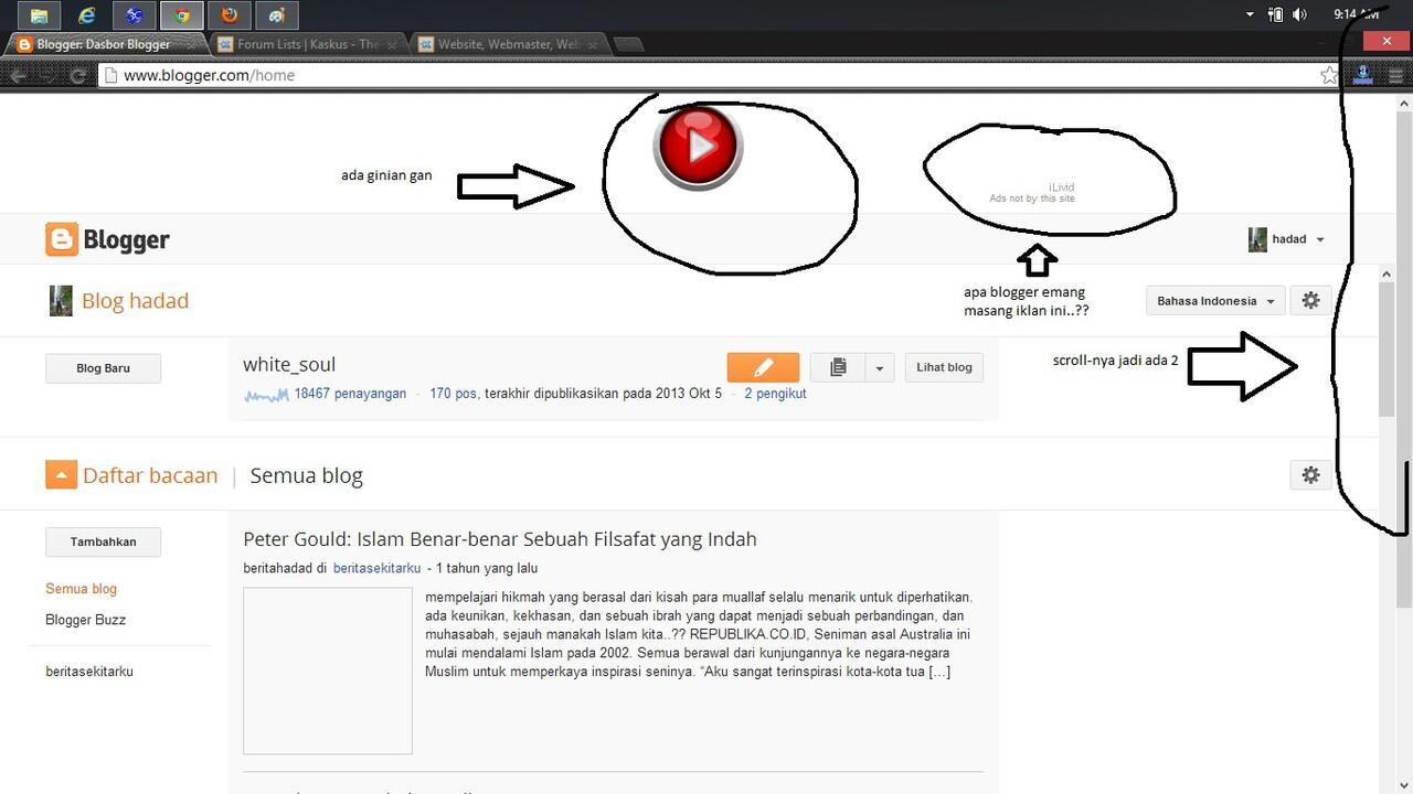 &#91;ask&#93; dashboard blogger