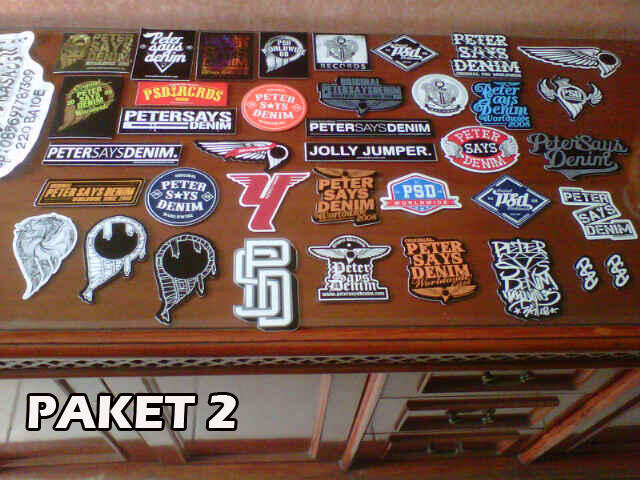 STIKER PETER SAYS DENIM