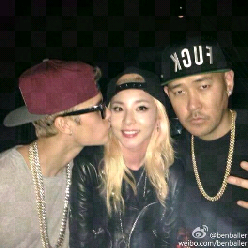 &#91;News&#93; Sandara 2NE1 Dicium Justin Bieber! &#91;+PICT&#93;