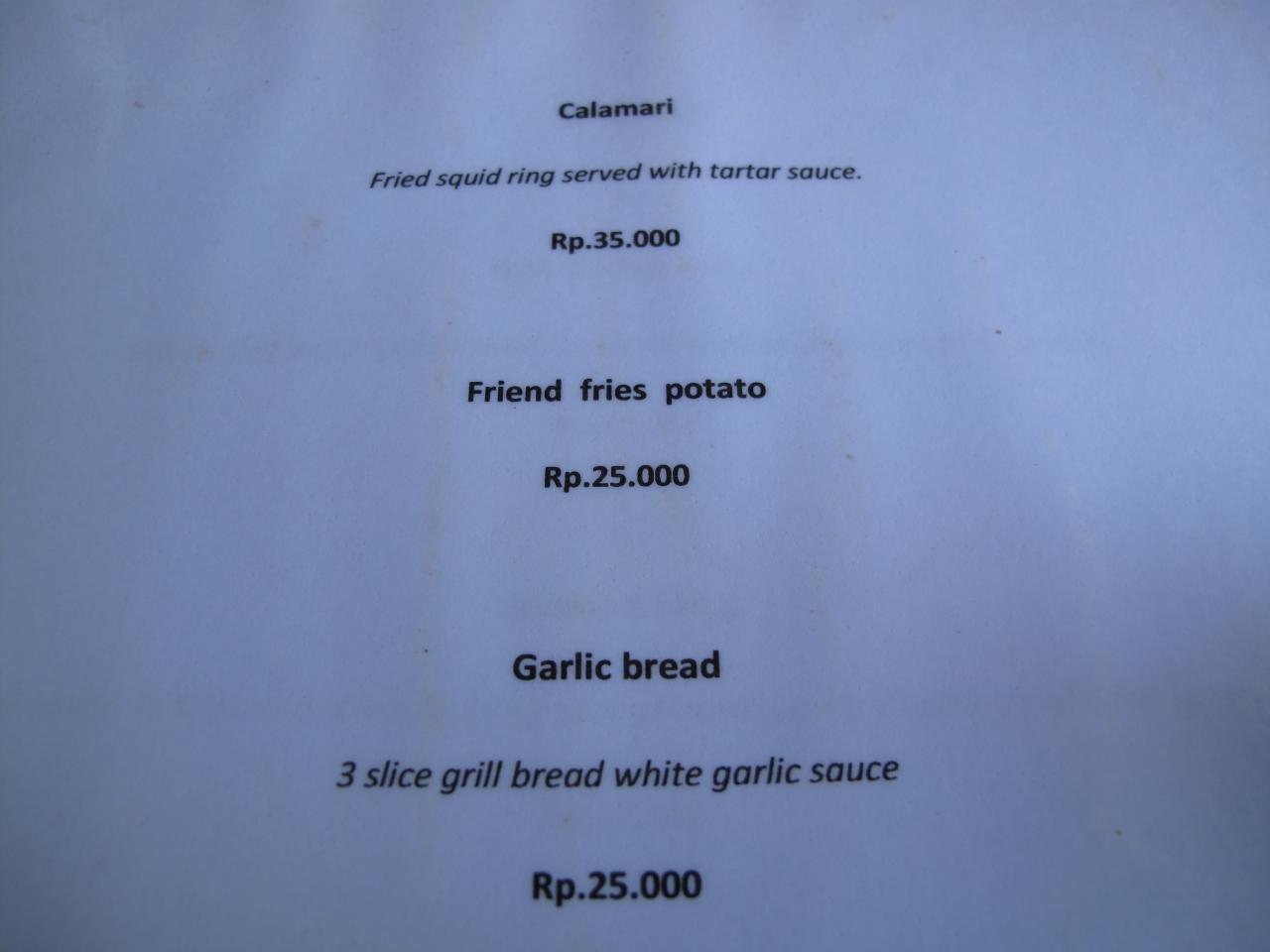 Apa Yang Salah Dari Menu Makanan Ini