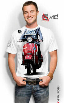 T-Shirt 3D Genethics Me Vespa