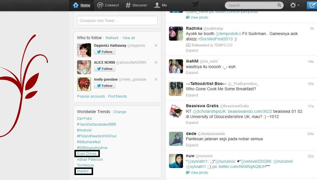 Evan Dimas &amp; Maldini masuk worldwide trending topic !