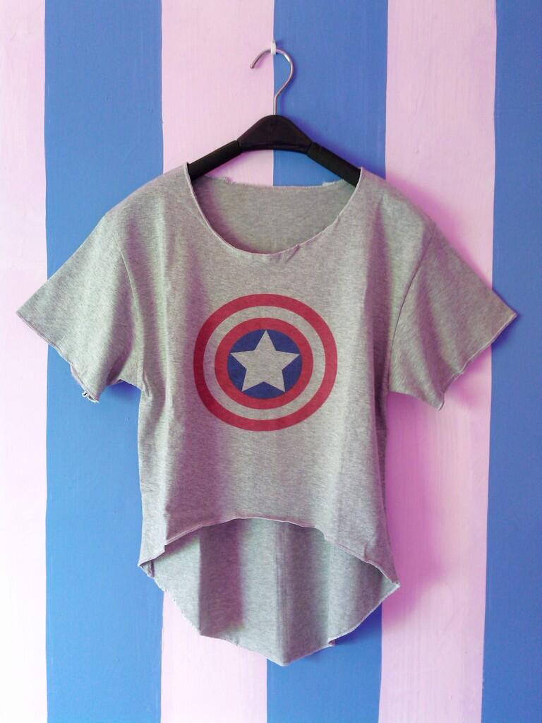 Custom croptee, pocket tee. patch tee