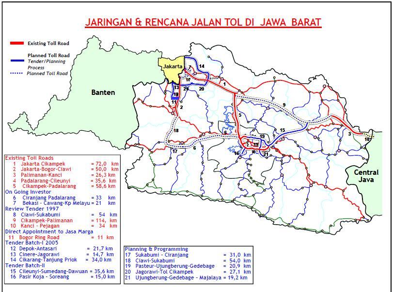 Seputar kemajuan pembangunan infrastruktur Jabar (tol,bandara,dll)