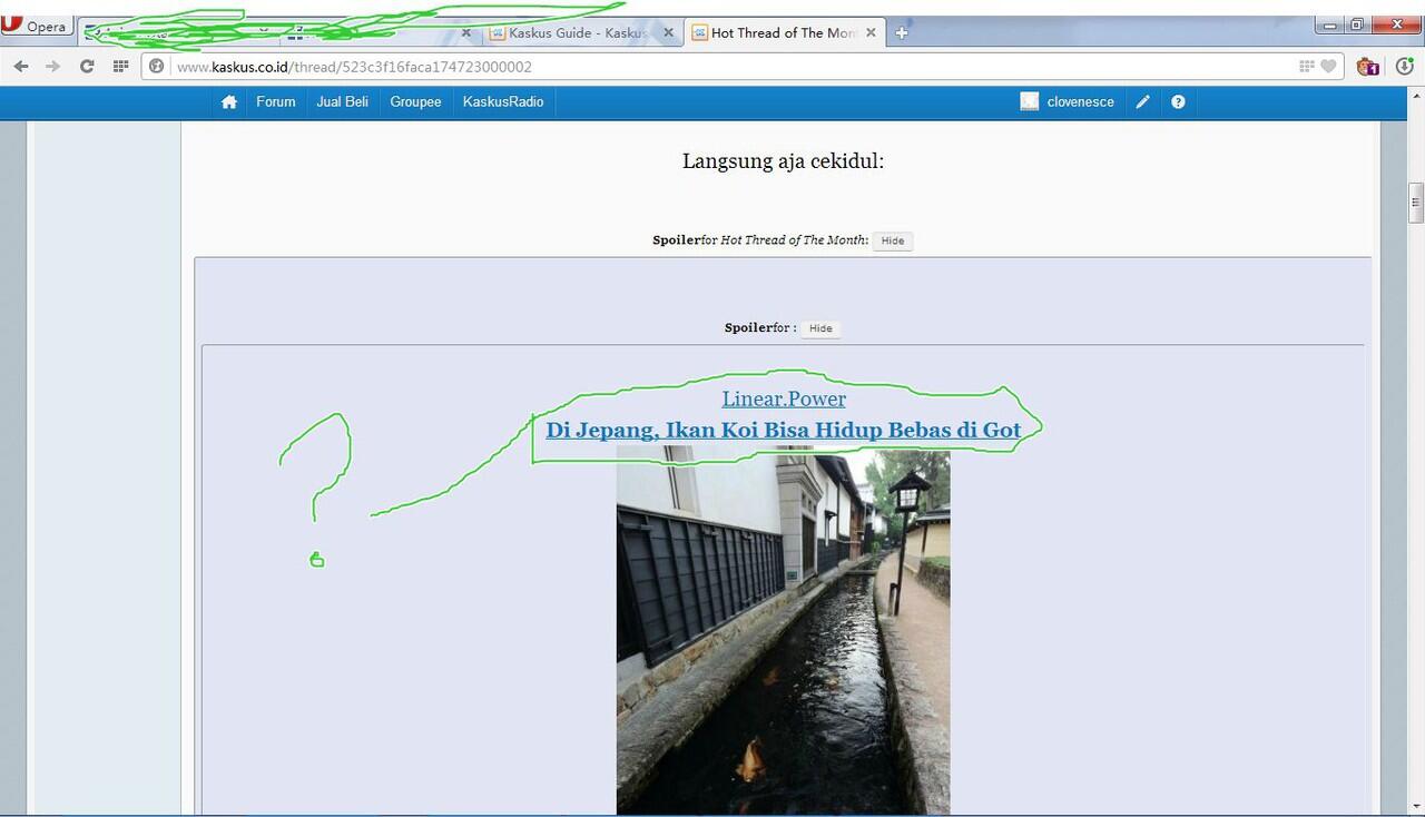 (ASK)Cara bikin Trit yg ada tulisan biru bisa di click