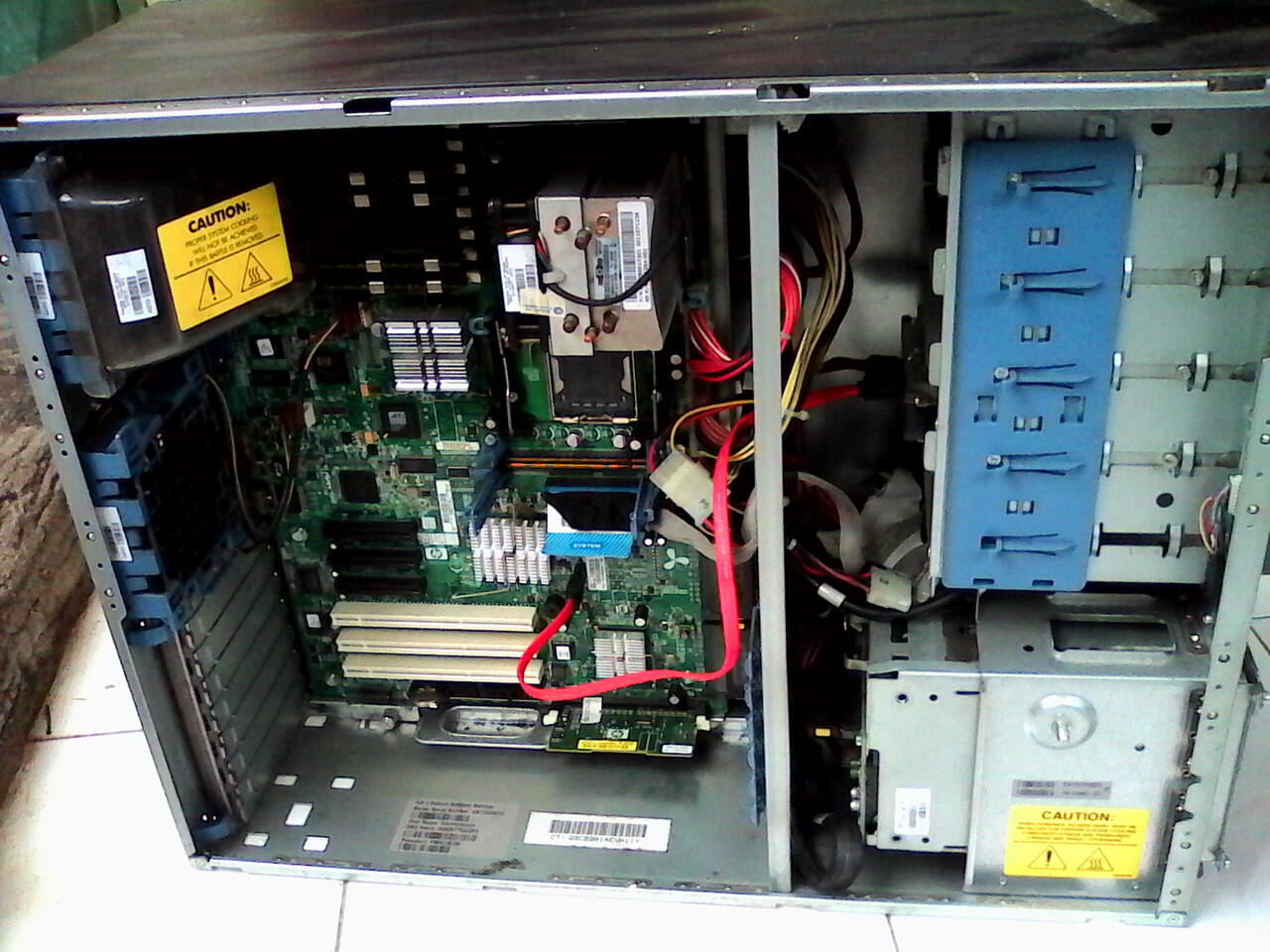 Hp proliant ml350 g5 установка