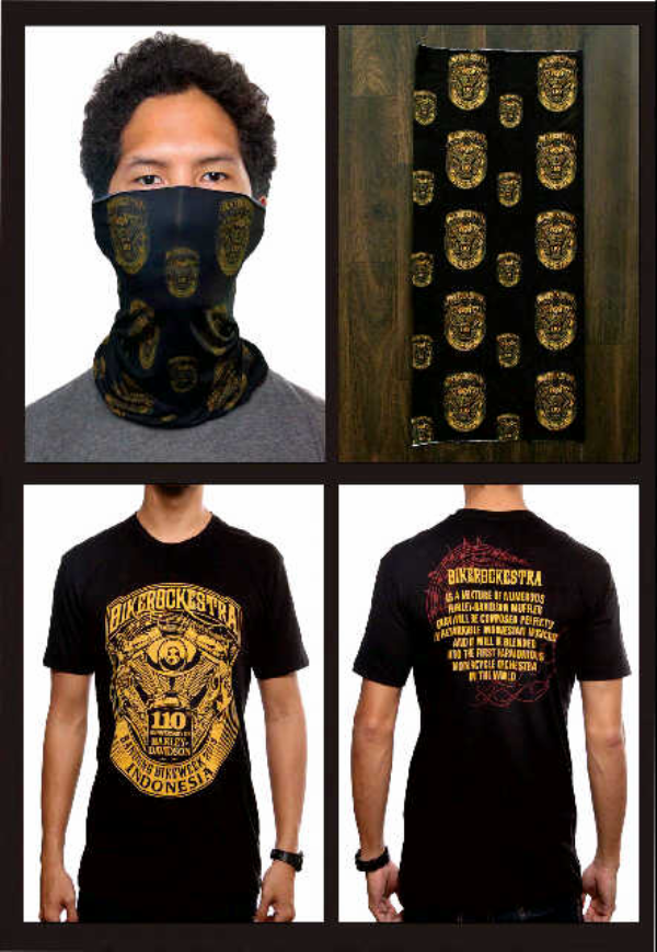 Ready Stock pack t-shirt Bikerockestra 2013