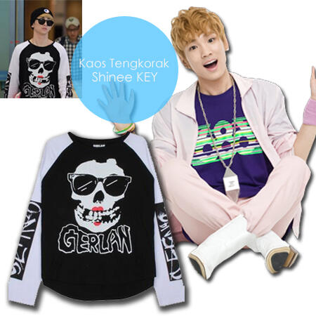 JUAL KAOS TENGKORAK KEY SHINEE 170.000