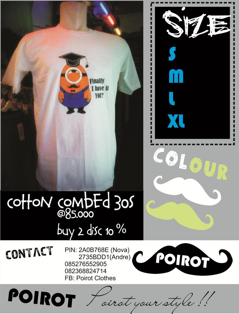 KAOS DISTRO POIROT (Ada MINION & MIKE monster university)