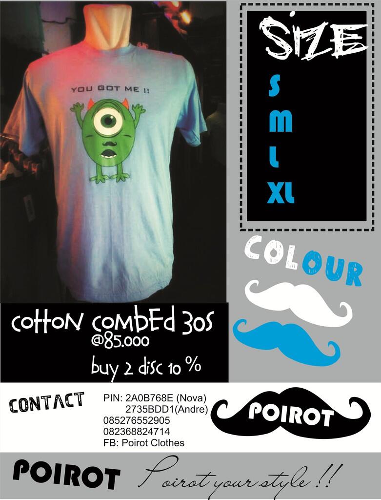 KAOS DISTRO POIROT (Ada MINION & MIKE monster university)