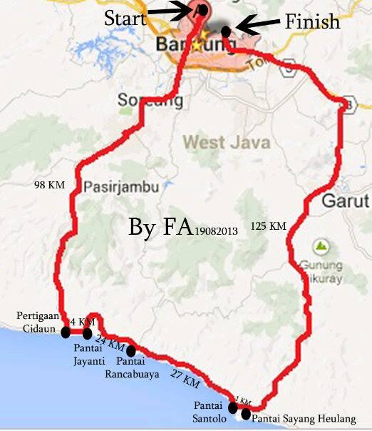 Perjalanan Wisata Jalur Selatan dan Pantai Selatan Cianjur-Garut