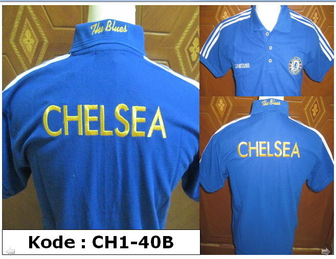 KAOS POLO SHIRT KLUB BOLA AC MILAN , CHELSEA , MANCHESTER UNITED MU , DLL