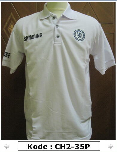 KAOS POLO SHIRT KLUB BOLA AC MILAN , CHELSEA , MANCHESTER UNITED MU , DLL