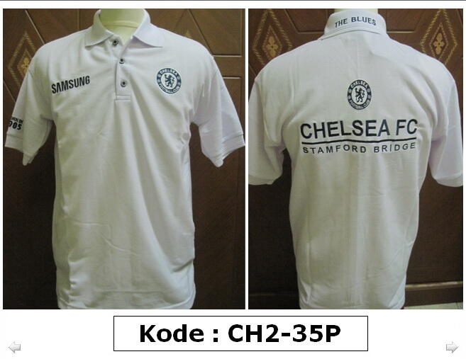 KAOS POLO SHIRT KLUB BOLA AC MILAN , CHELSEA , MANCHESTER UNITED MU , DLL